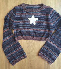 Ladies Handmade Cropped Jumper