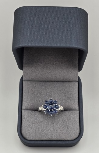 2005 9ct white gold cabochon - 9ct,