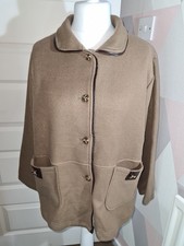 Anne de Lancay Light Brown Jacket size L in good used condition
