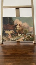signed painting of a Cottage