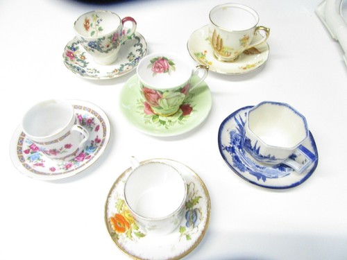 Antique demitasse cups - antique, &