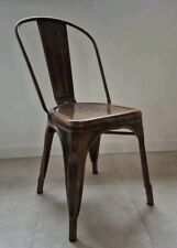 Beautiful Xavier Pauchard Tolix Inspired Metal Chair. Brushed Bronze Industrial.