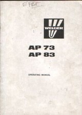 Welger Baler AP73 & AP83