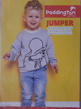 Knitting pattern of Paddington Bear sketch style jumper for children