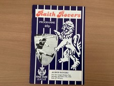 1986-87 (Dec) Raith Rovers v Albion Rovers - Scottish Division Two