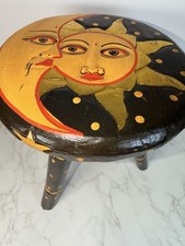 Vtg Celestial Folk Art Rustic