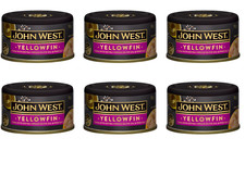 6 x John West Yellowfin Tuna