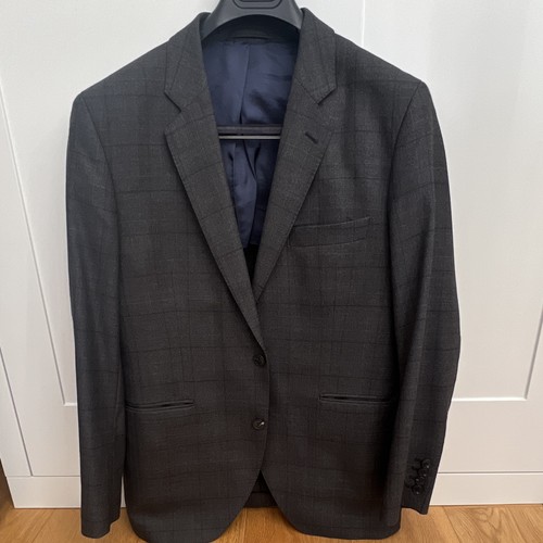 Hackett london grey check wool - london,