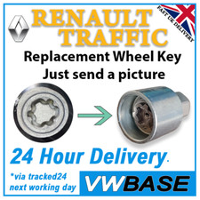 Renault Traffic Wheel Key