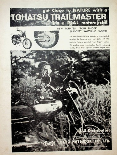 1963 tohatsu trailmaster - tohatsu,