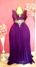WOMEN PURPLE GOLD VELVET