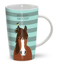 Latte Mug - Horsing Around