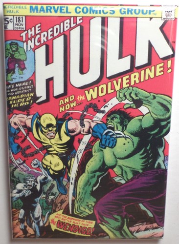 Incredible hulk 181 magnet - magnet, 2"