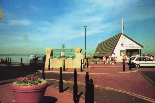 Postcard largs ferry terminal - largs,