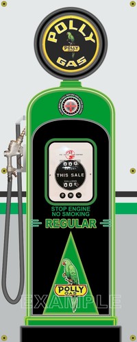 Polly gas pump wayne - 50s, style