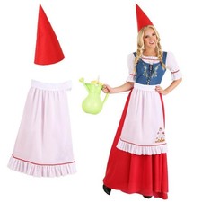 2Pcs Gnomes Costume Set Elf