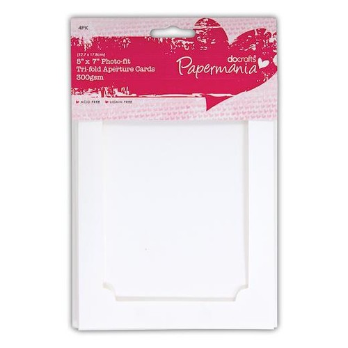 Papermania tri fold - 5"x7", tri-fold
