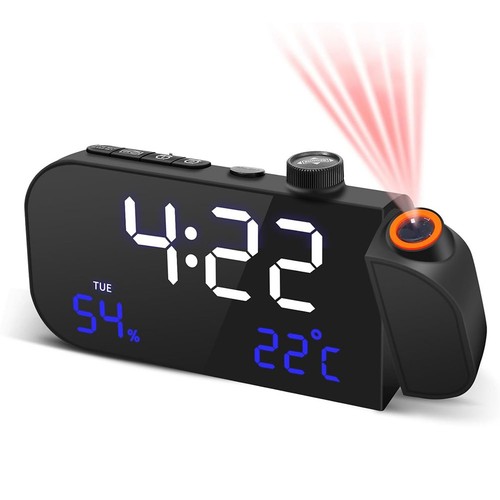 Projection alarm clock - alarm, with