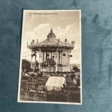 Vintage Postcard The Band Stand Southend On Sea 1931 Av