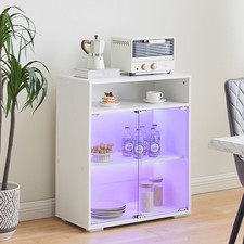 White 3 Shelves LED Light