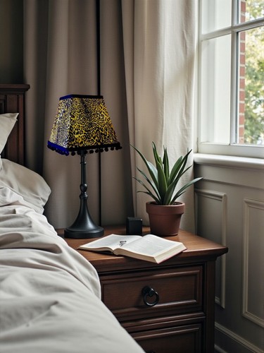Leopard animal print square