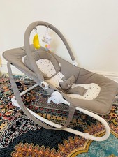 Badabulle Easy Baby Bouncer, baby chair, baby rocker. Grey