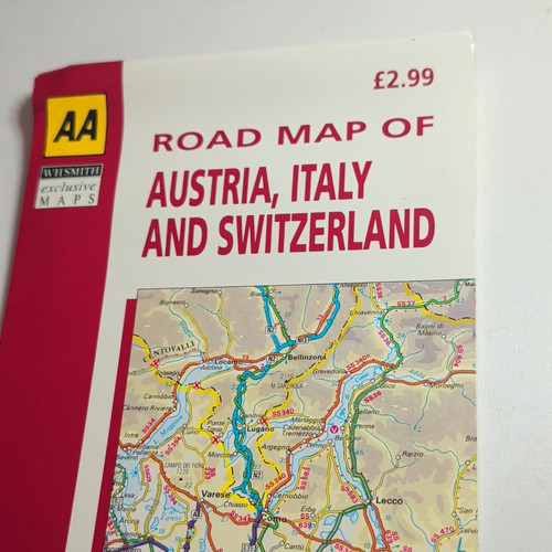 Colour coded road map - colour,
