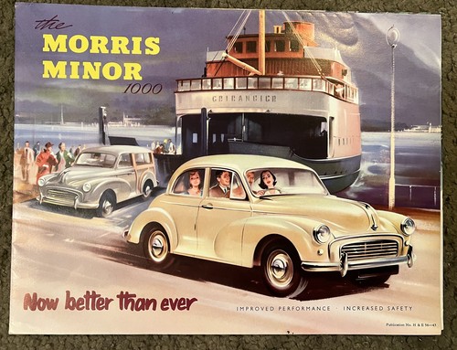 Morris minor 1000 brochure - minor, van