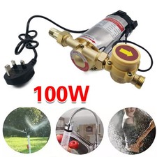 Shower Pump 220V Water Pressure Booster Pump 100W Inline Electric Pump 12L/min