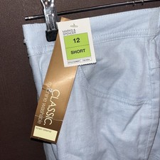 NWTS Marks & Spencer’s light blue cropped trouser size 12 short