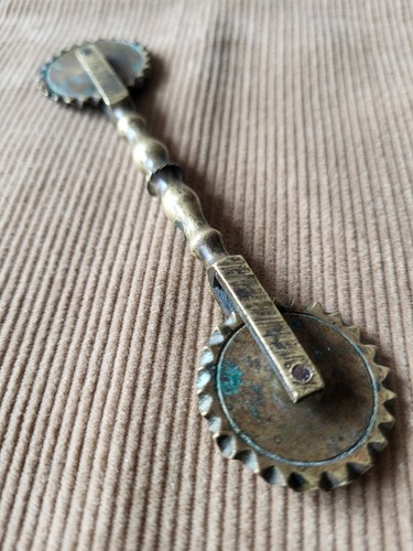 Vintage brass pastry - pastry, cutter