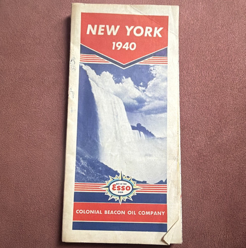 Esso new york road map - york,