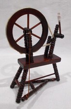 ‘NEW’ 1/12 scale Wooden Spinning Wheel