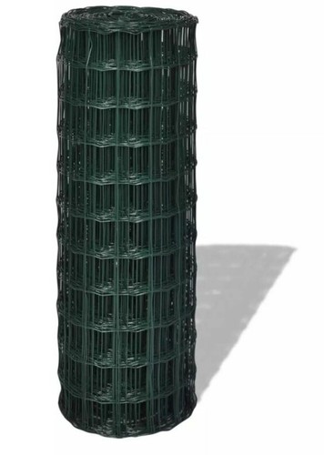 Green pvc coated - euro, 4"