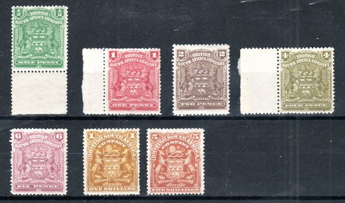 Rhodesia 1898 1908 - values, to