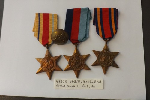 Three named ww2 medals - named,