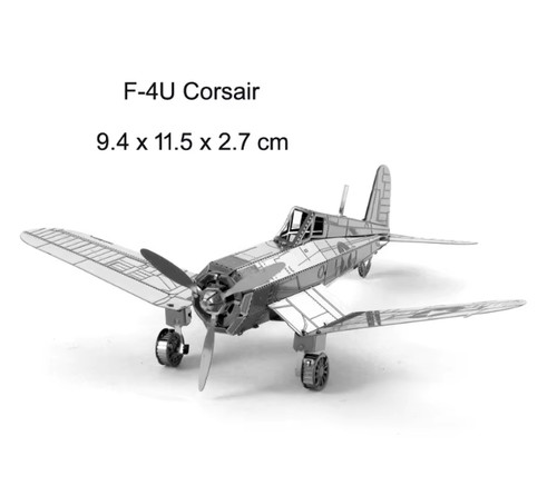 Metal plane puzzle - metal,