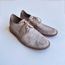 Fiorentini + Baker Avant Garde Distressed Derby Oxfords Lace Up Loafers 37 4 5
