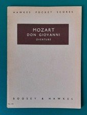 Mozart Don Giovanni Overture Hawkes Pocket Score 170 with Analysis & Transposing