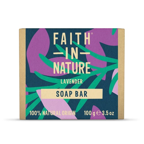 Natural lavender hand soap bar - natural,