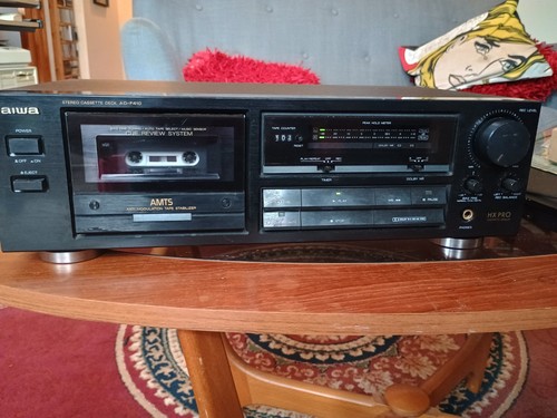 Aiwa f410 cassette deck - -,