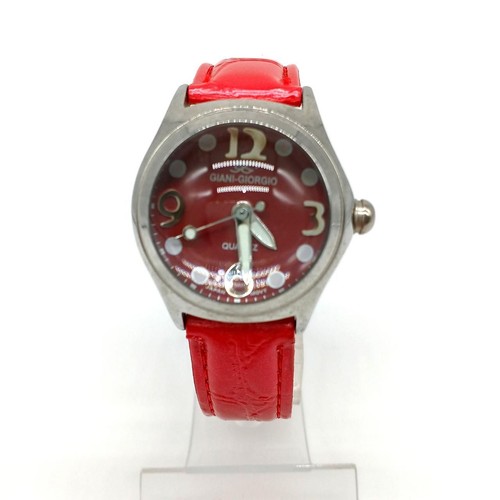 Giani giorgio watch belt red - belt,