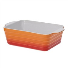Small Orange Ombre Stoneware