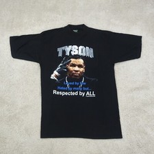 Tyson T-Shirt Mens Large Mike Boxing Graphic 00s Y2K Hype Sports Tee Savarese
