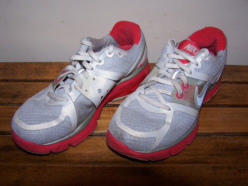 Nike lunarglide grey - , red