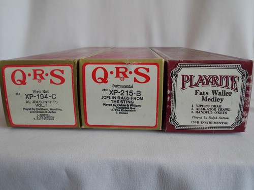 Pianola word roll al - q.r.s,