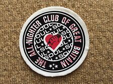 Original 1980s NORTHERN SOUL Patch Mods ALLNIGHTER CLUB OF GREAT BRITAIN Scooter