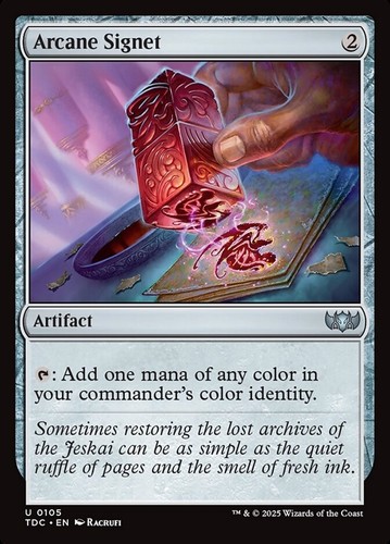 Mtg arcane signet tdc nm - signet,