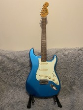 Jim Deacon Stratocaster Style Electric Guitar Metallic Blue 6-String Tremolo