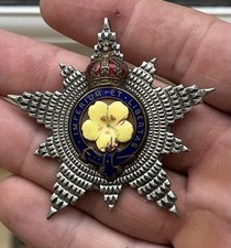 Honourable Order of the Grand Star Primrose League political badge - 60mm